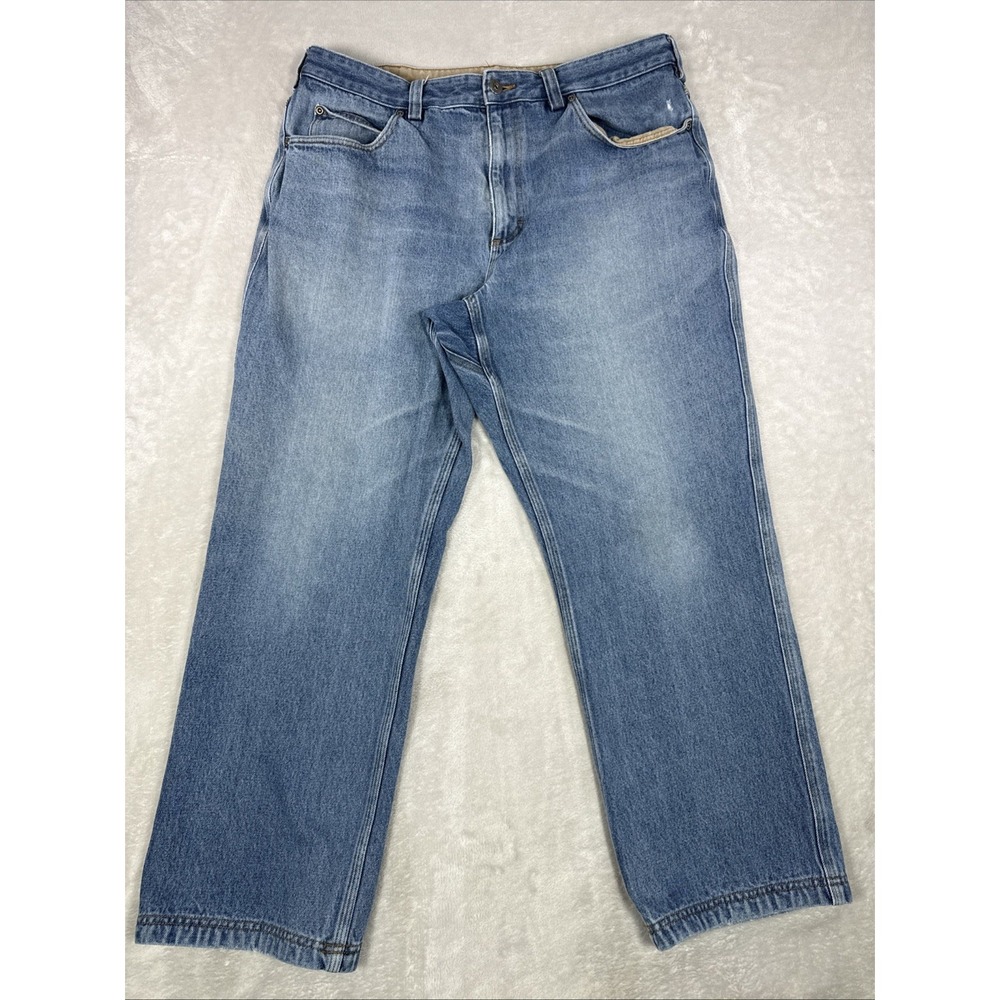 Duluth Trading Co. Relaxed Fit Denim Jeans Men's Size 36X29 Med Wash Workwear